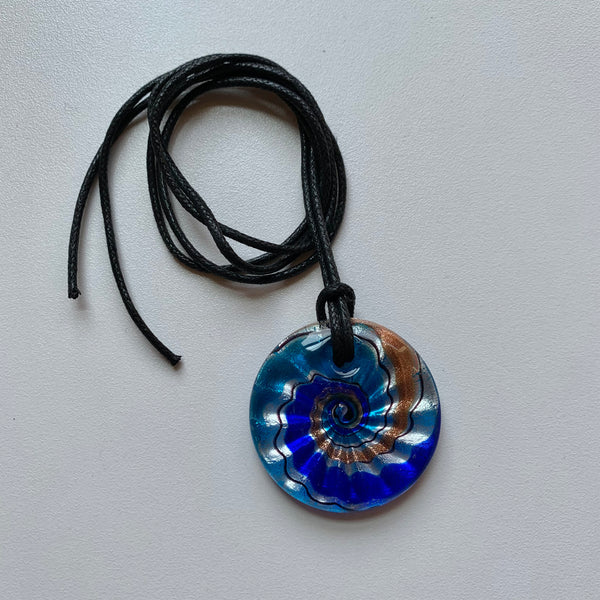 Glasswork Ocean Swirl Necklace