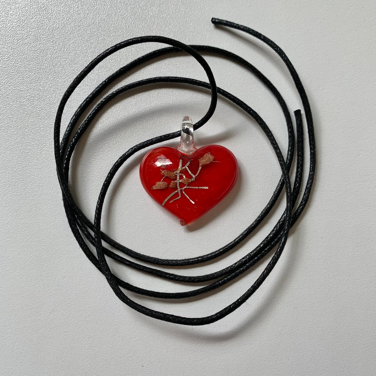 Glasswork Heart Necklace