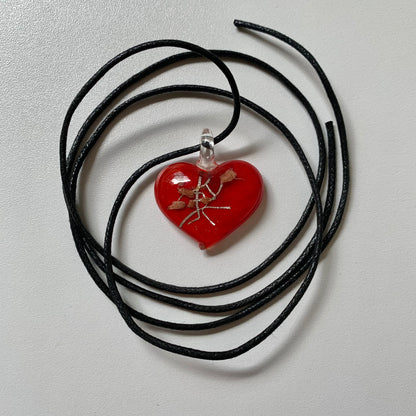 Glasswork Heart Necklace
