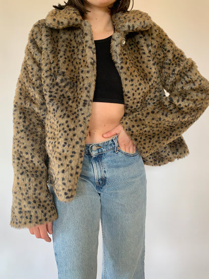 Vintage Leopard Coat
