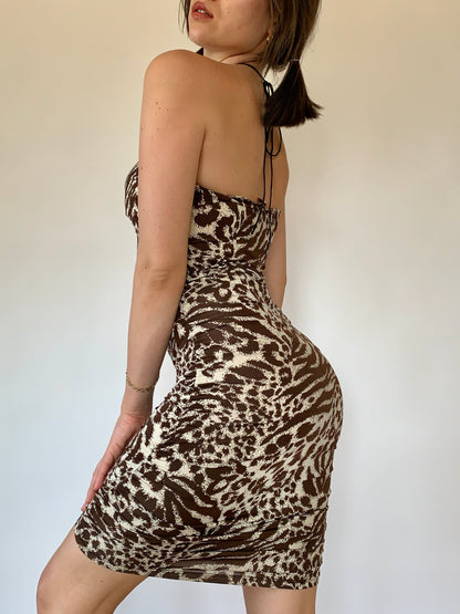 Y2K Leopard Midi