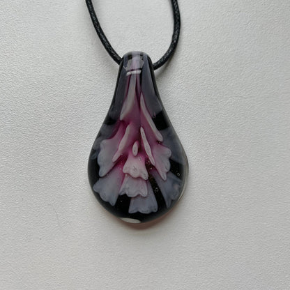 Vintage Glass Pendant Necklace