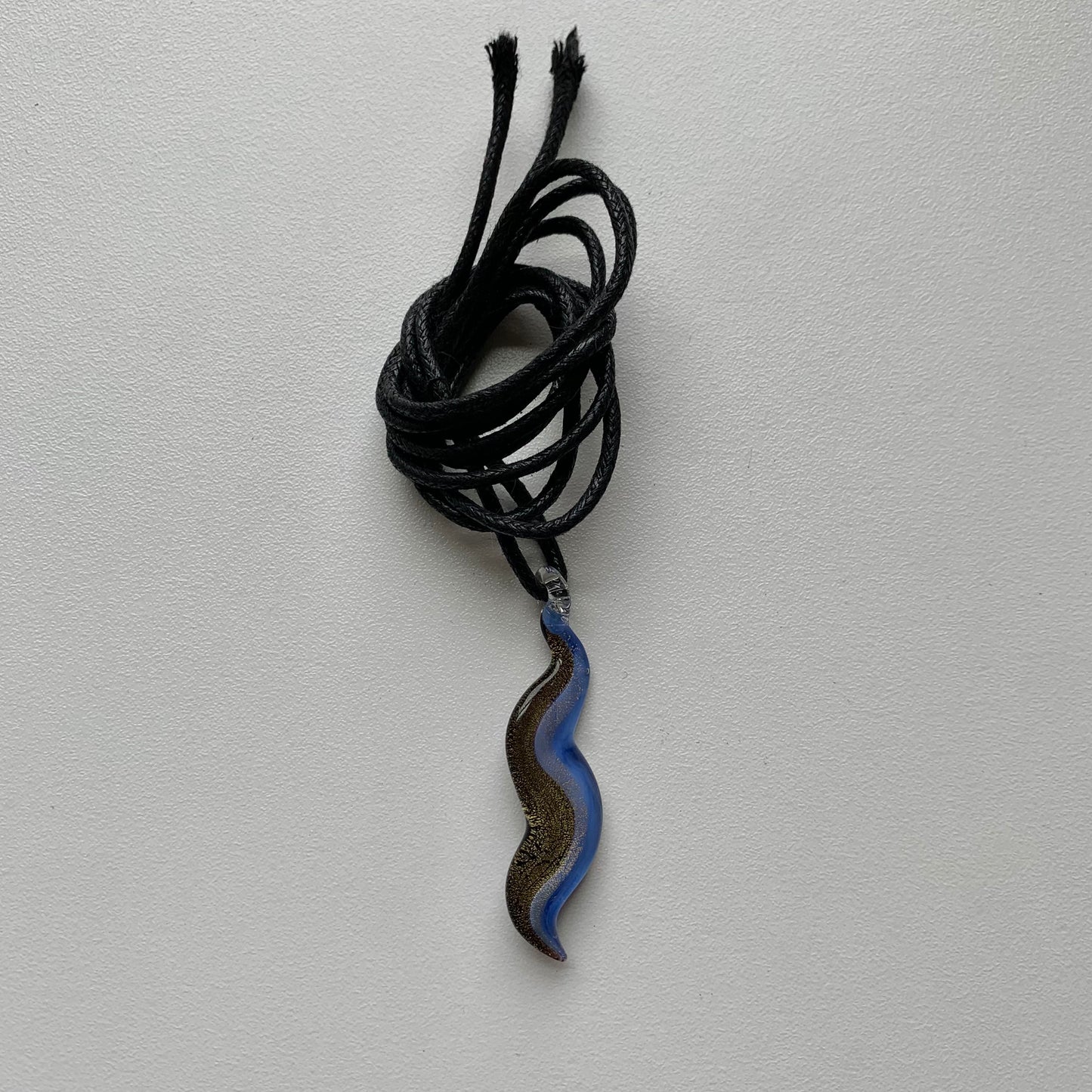 Vintage Glass Pendant Necklace