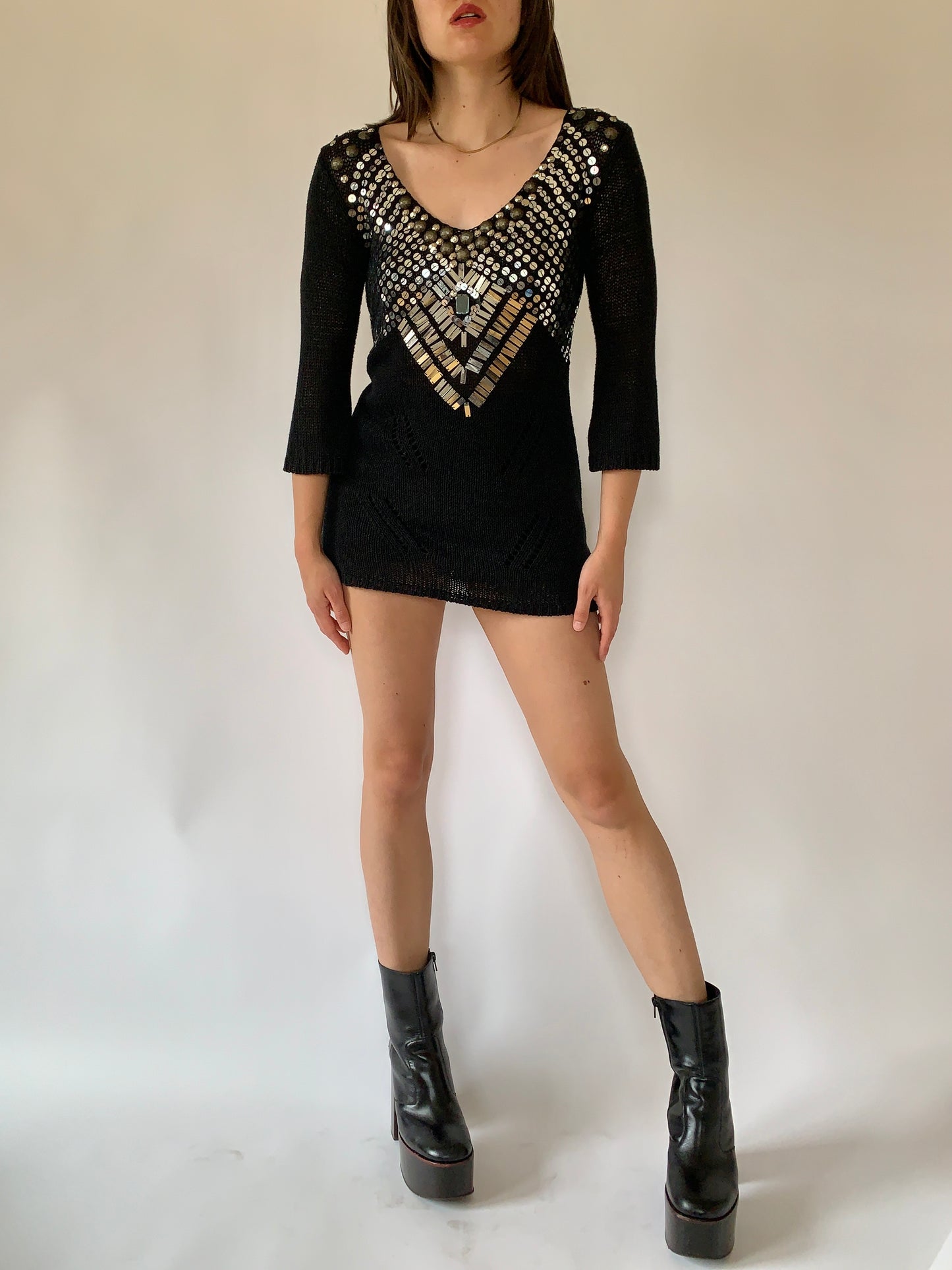 Y2K Sequin Tunic