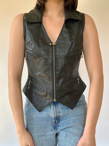 Vintage Leather Vest