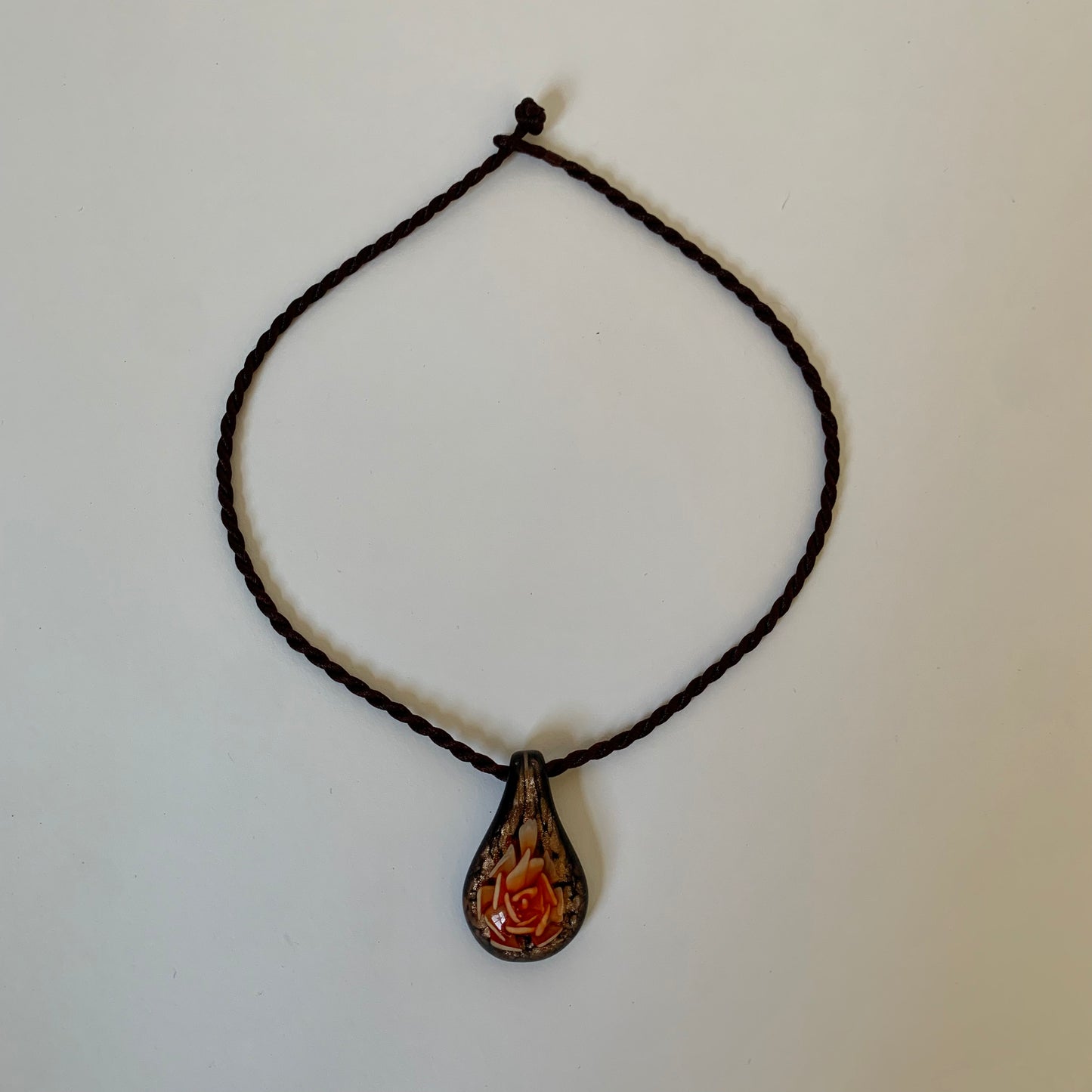 Glass Pendant Necklace