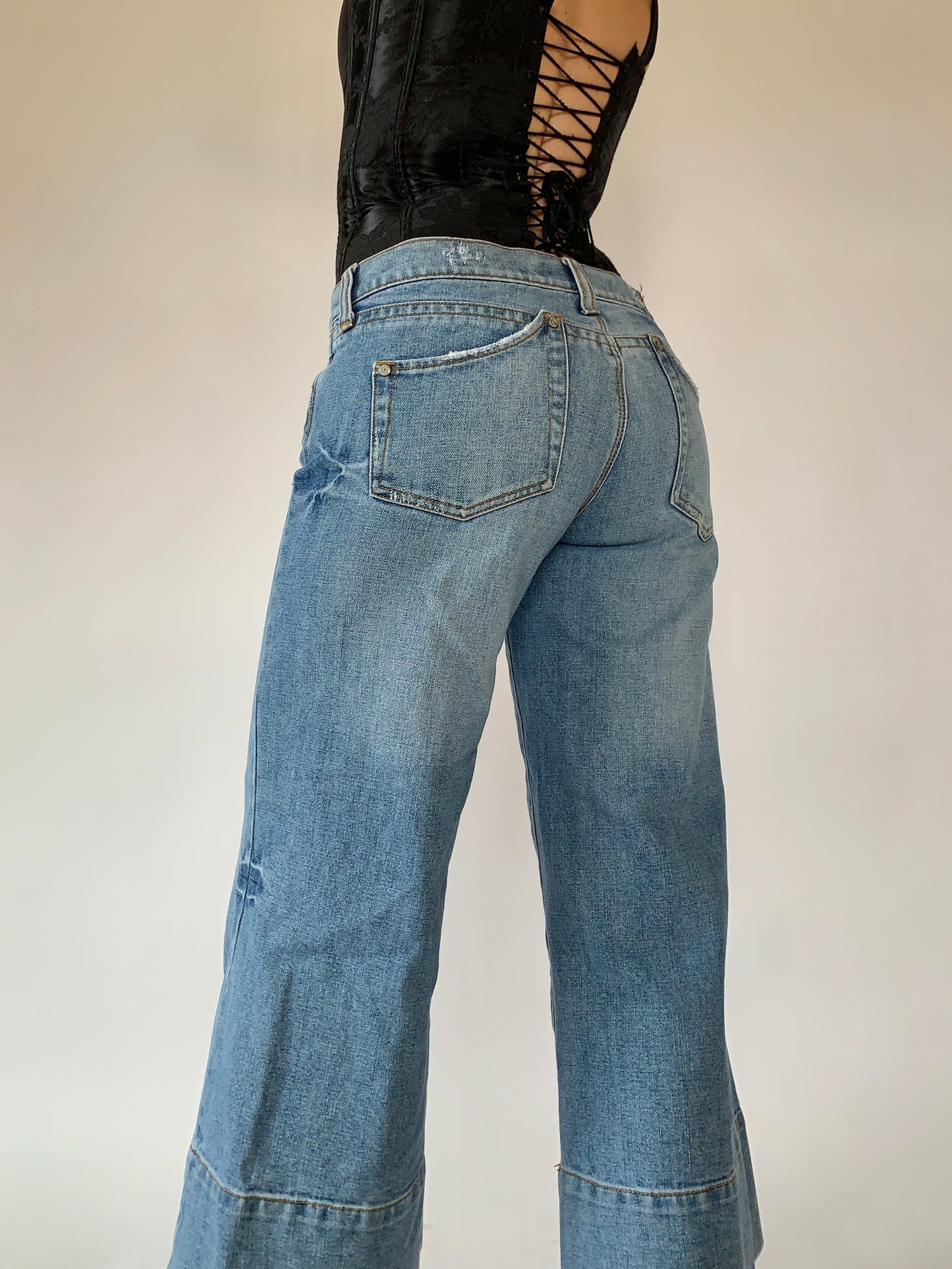 Y2K Denim Capris