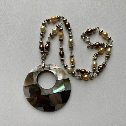 Vintage Mother of Pearl Necklace