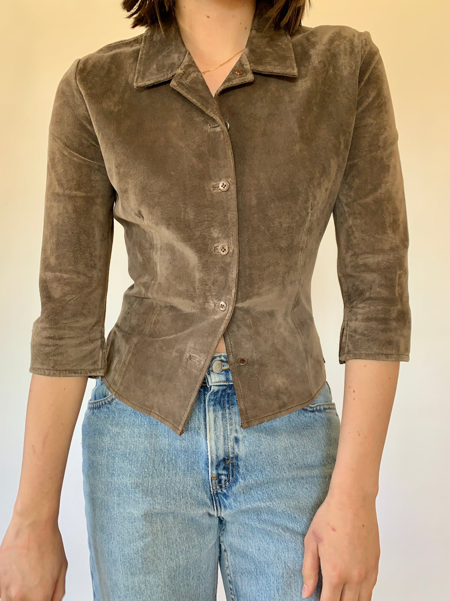 Vintage Leather Shirt