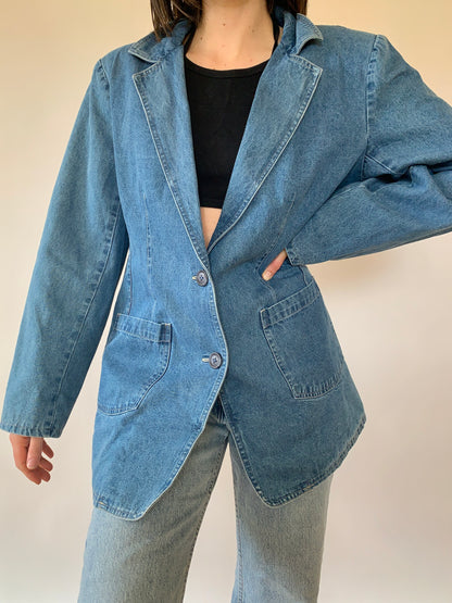 Vintage Denim Blazer