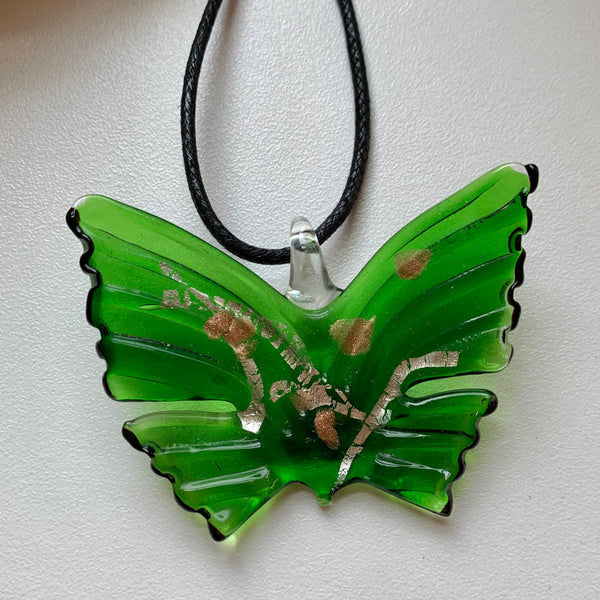 Glasswork Butterfly Necklace