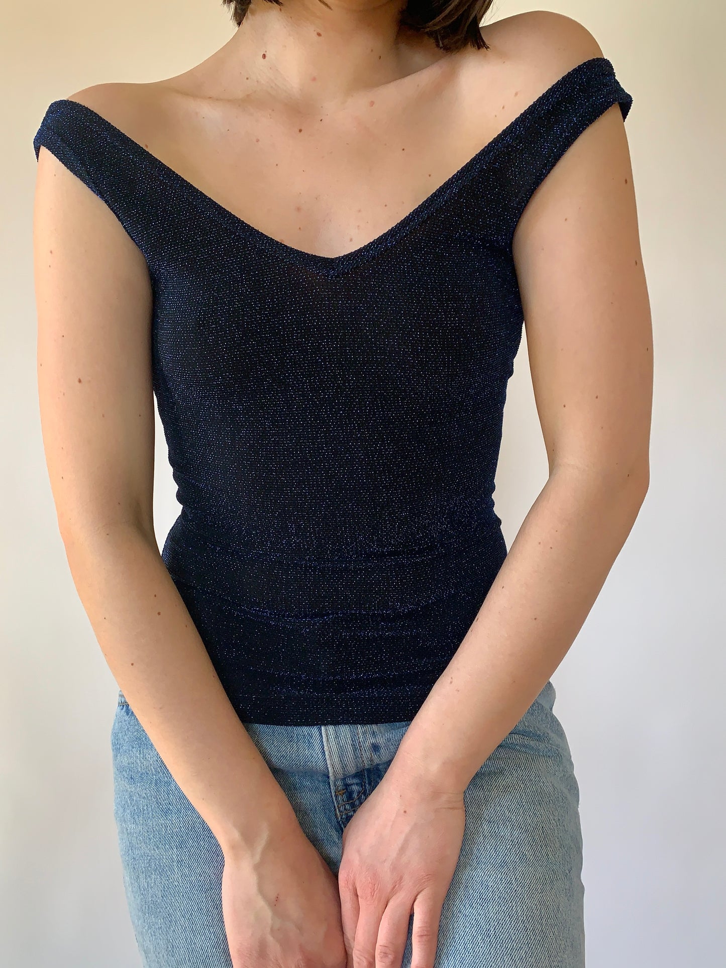 Vintage Glitter Tank