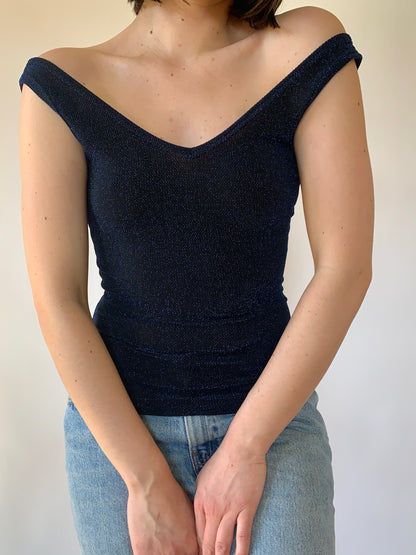 Vintage Glitter Tank