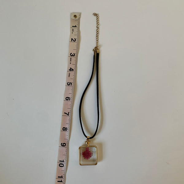 Vintage Glass Pendant Choker