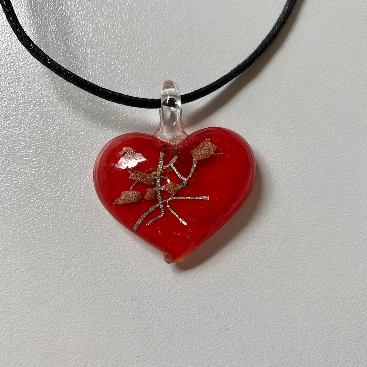 Glasswork Heart Necklace