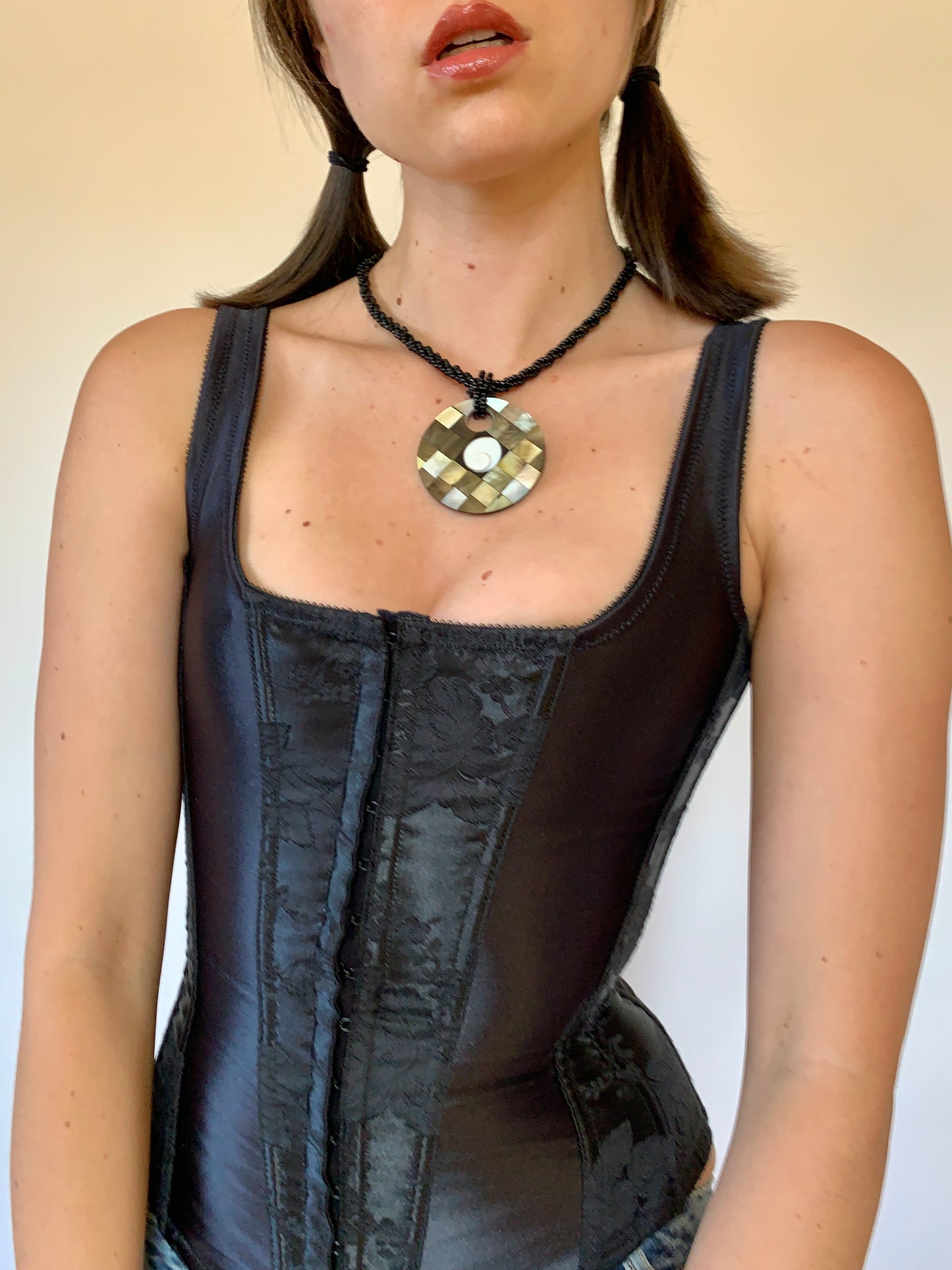 Vintage Abalone Shell Necklace