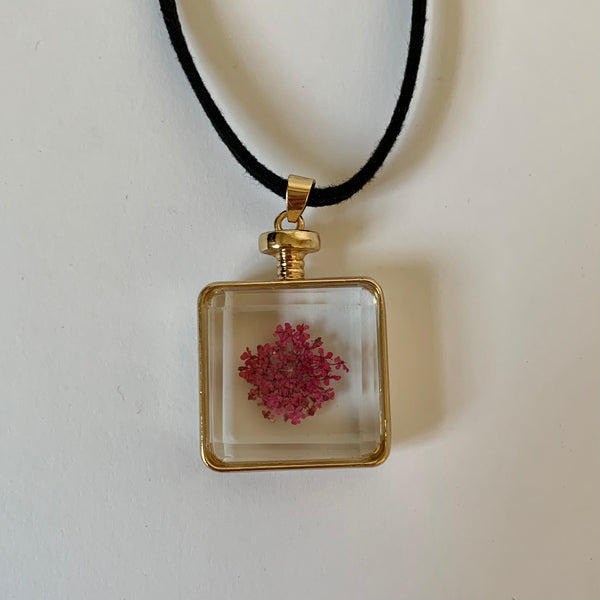 Vintage Glass Pendant Choker