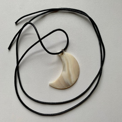 Vintage Crescent Moon Necklace