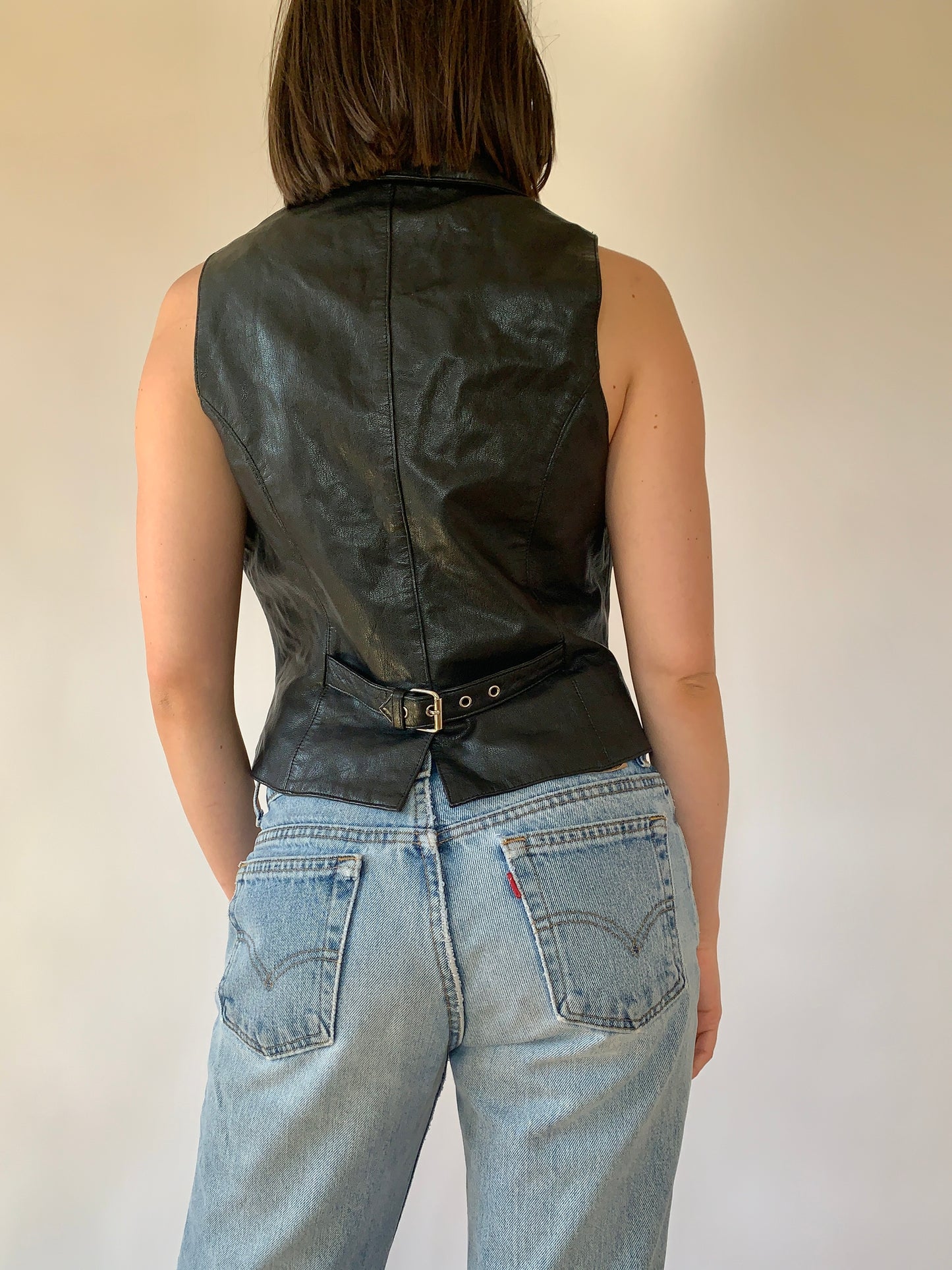 Vintage Leather Vest