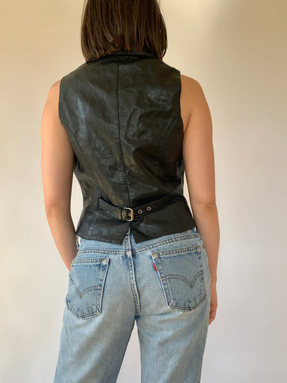 Vintage Leather Vest