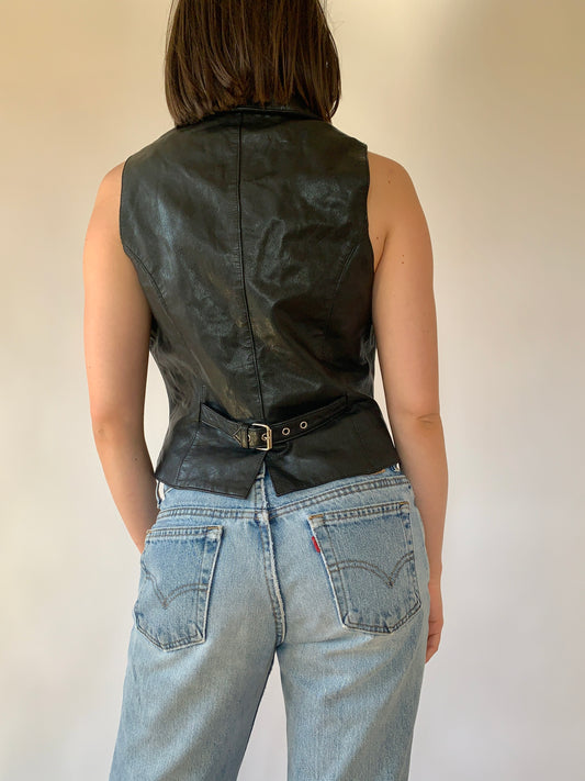 Vintage Leather Vest