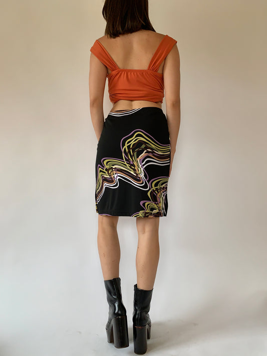 Vintage 1990s Abstract Midi