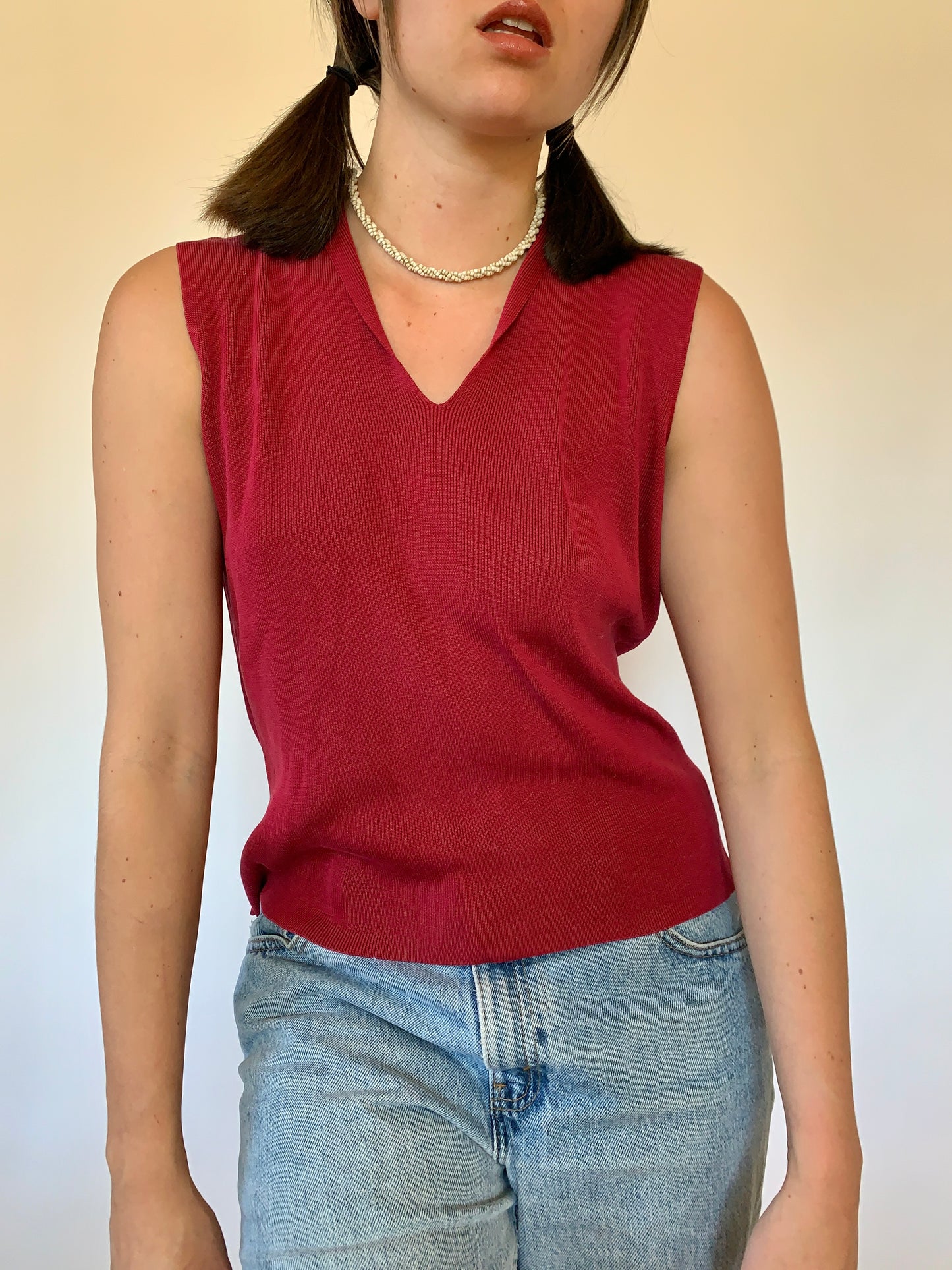 Vintage 1990s Silk Knit