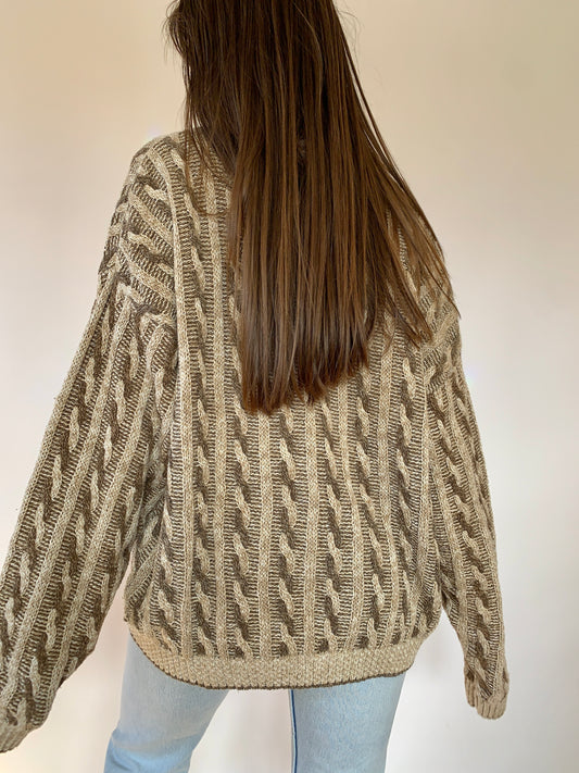 Vintage 1990s Cable Knit