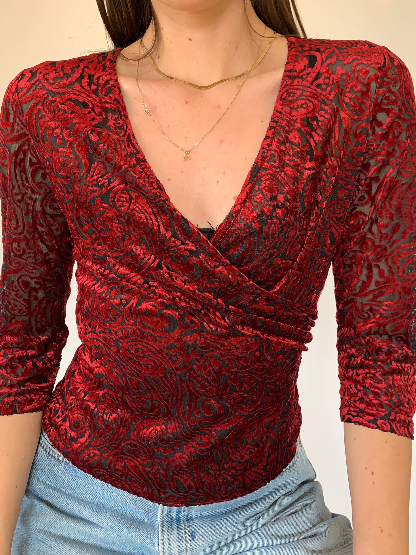 Vintage 1990s Mesh Top