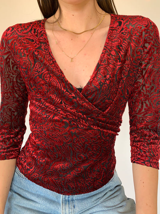 Vintage 1990s Mesh Top