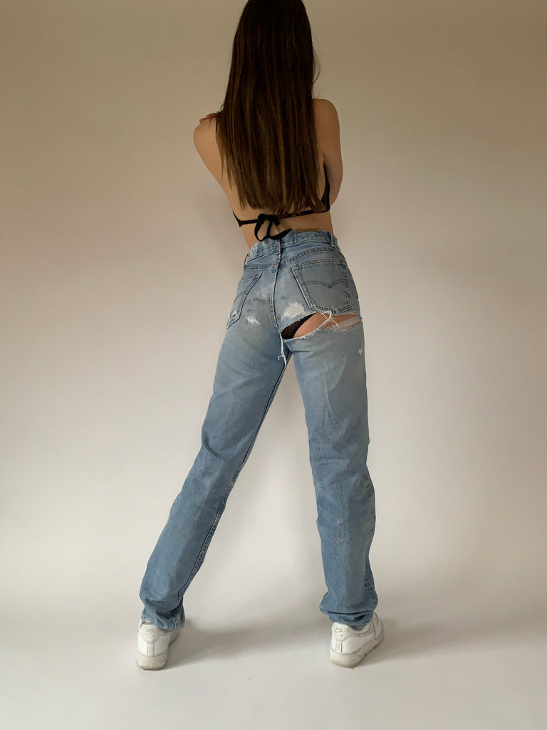 Vintage 1980s Grunge Levi's – Hazy Vintage