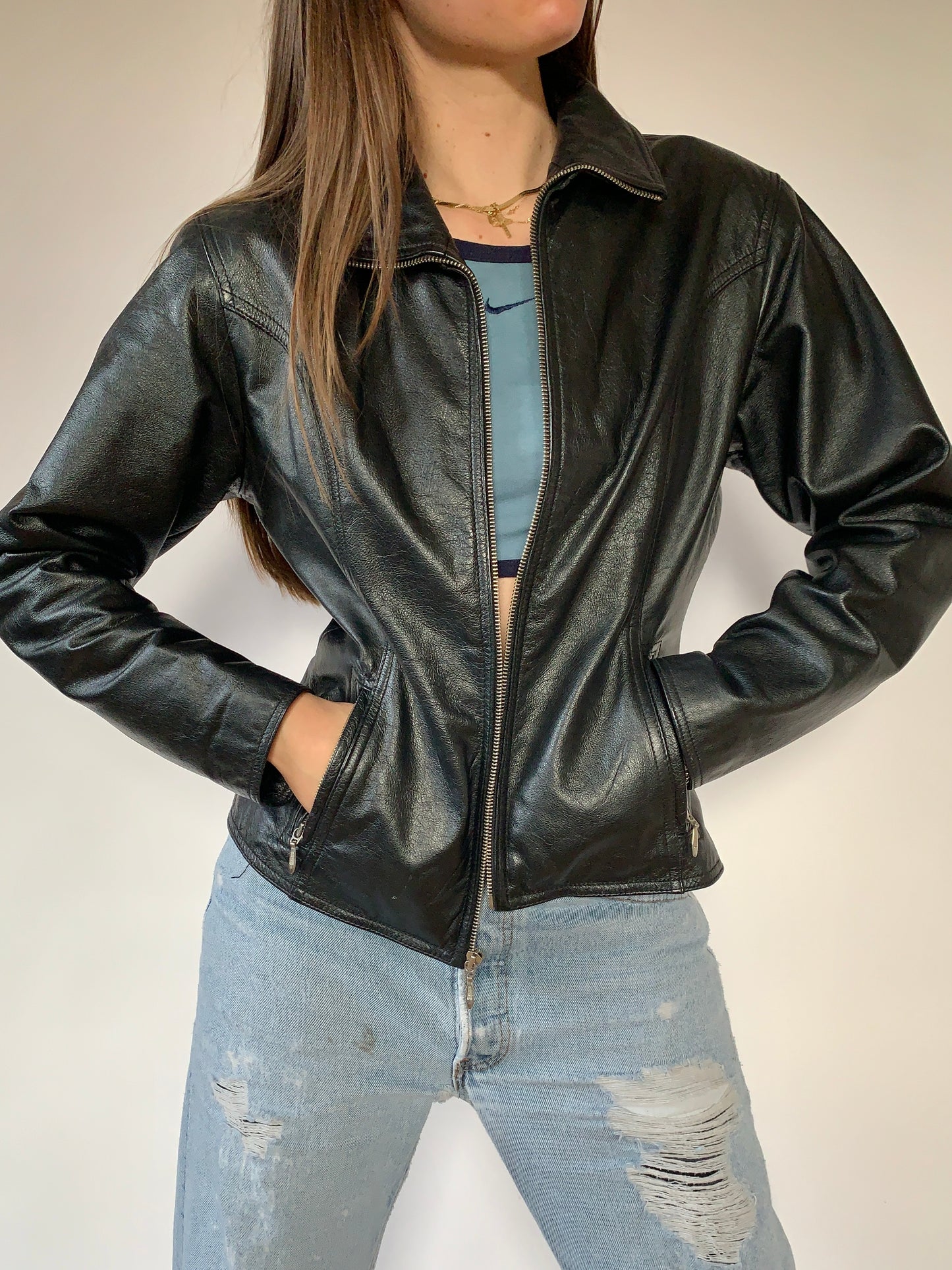 Vintage 1990s Leather Jacket