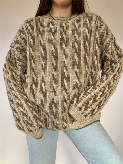 Vintage 1990s Cable Knit