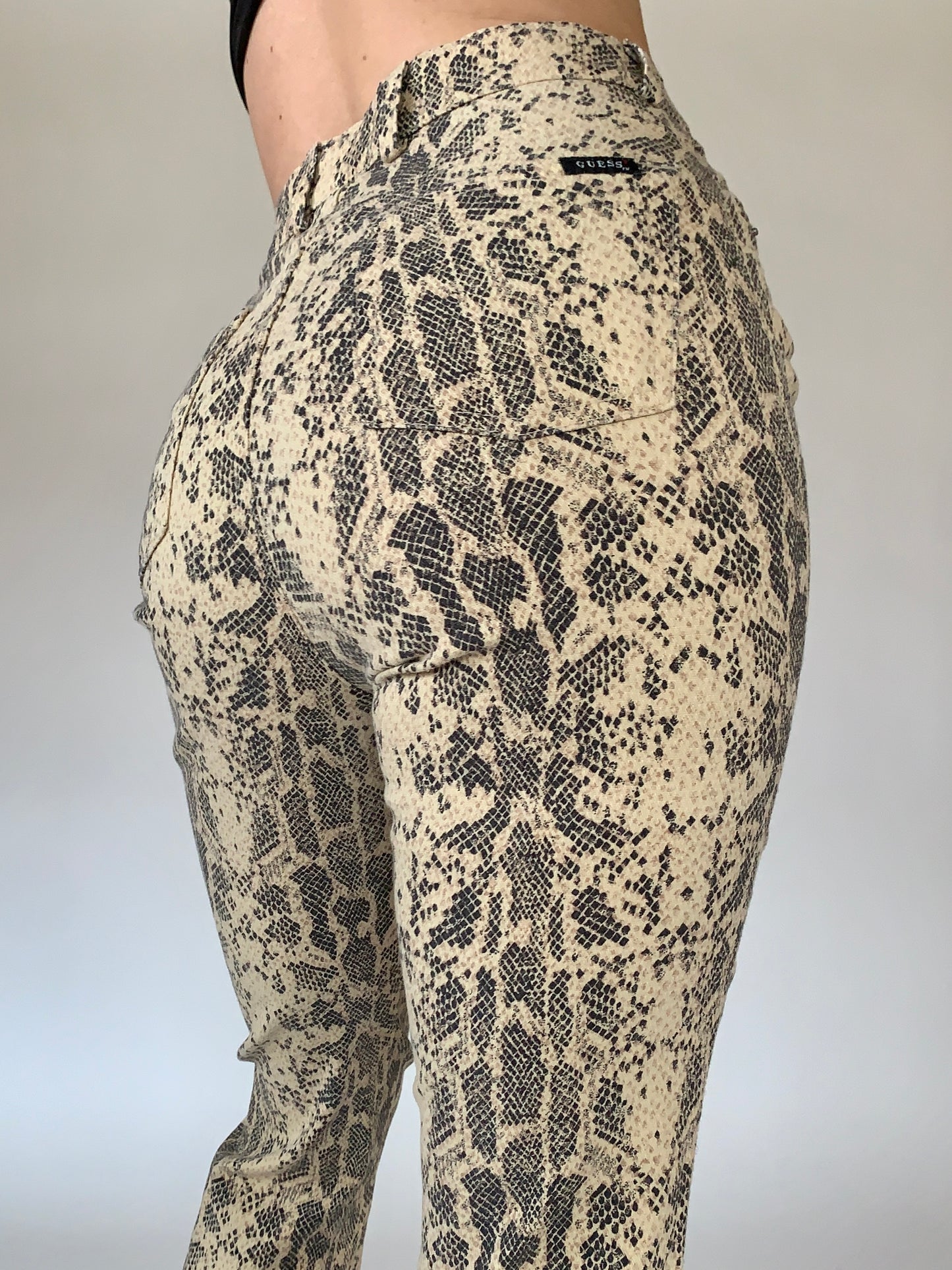 Y2K Guess Snake Print Pants - 29