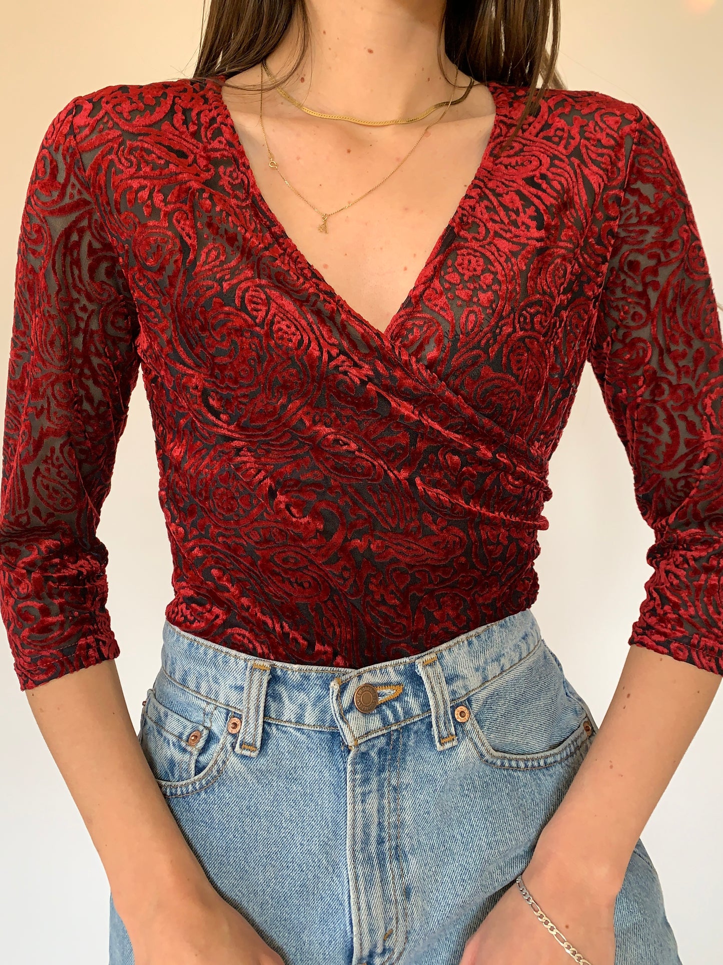 Vintage 1990s Mesh Top