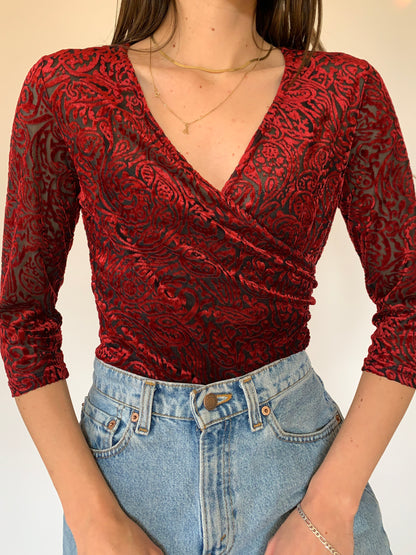 Vintage 1990s Mesh Top