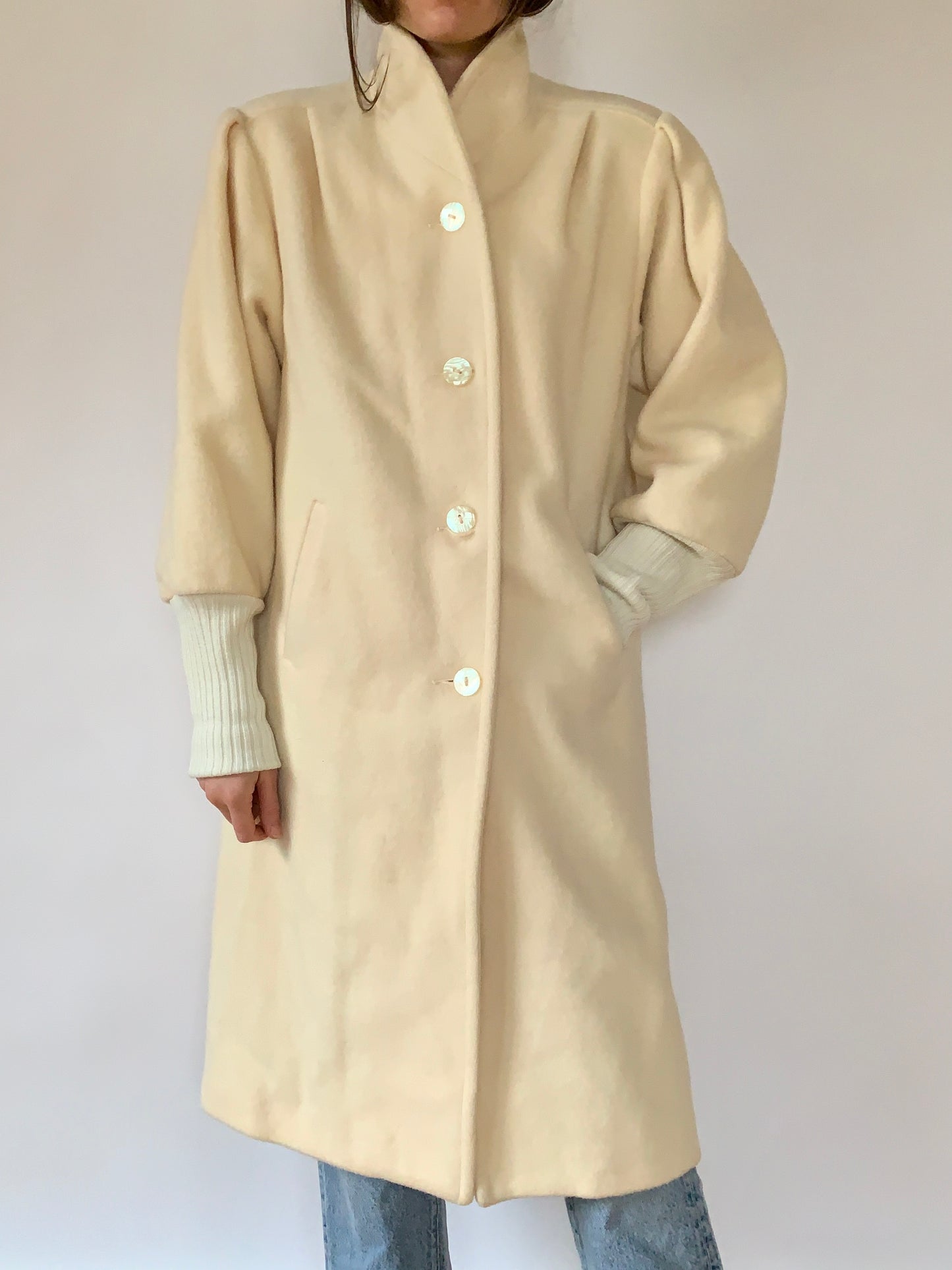 Vintage 1980s Wool Coat