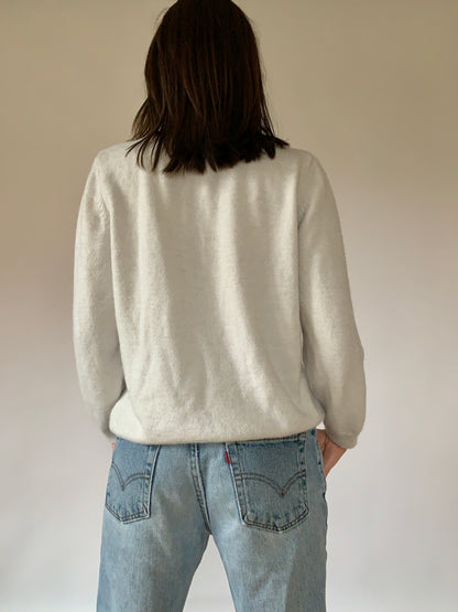 Vintage Floral Sweater