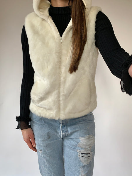 Y2K Faux Fur Vest