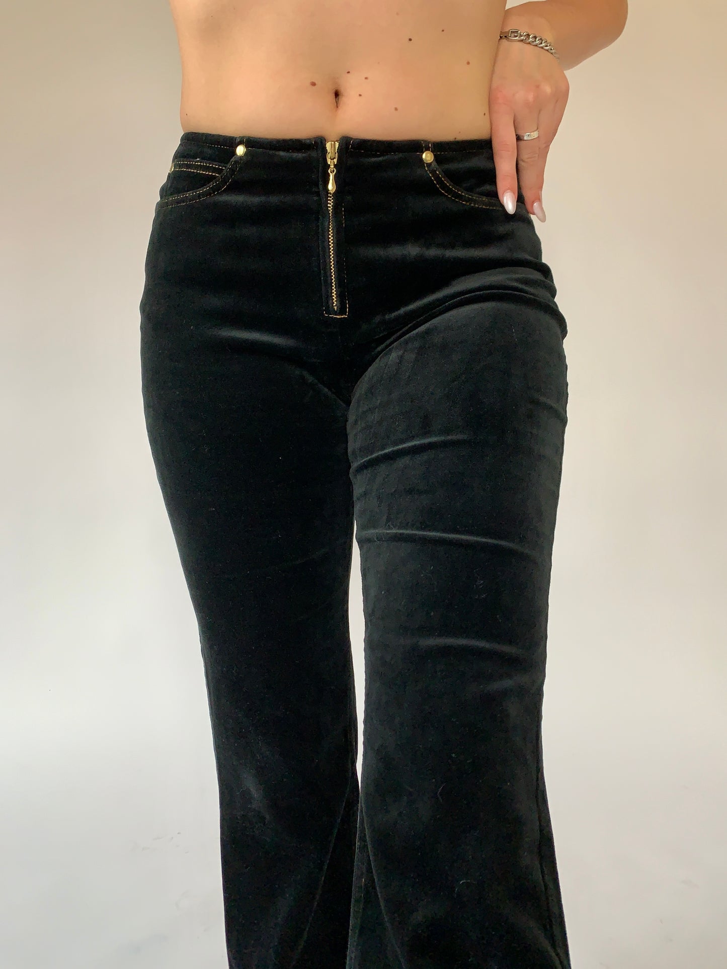 Vintage Velvet Flares (XS)