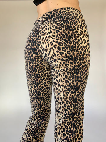 Vintage 1990s Cheetah Print Pants