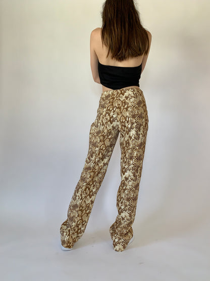 Vintage 1990s Snakeskin Pants