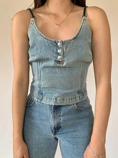 Vintage 1990s Denim Tank