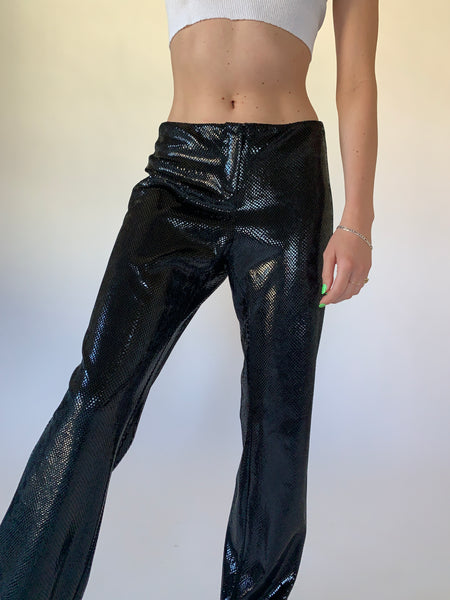 Vintage 1990s Faux Reptile Pants