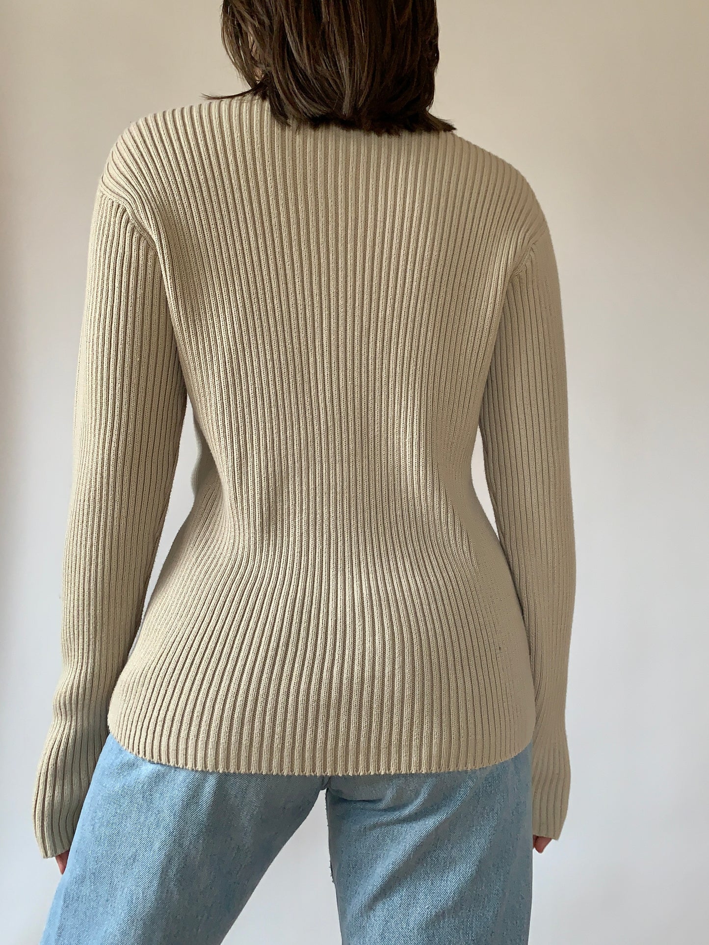 Vintage Quarter-zip Sweater