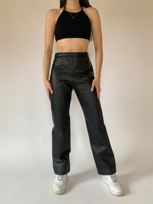 Vintage 1990s Leather Pants