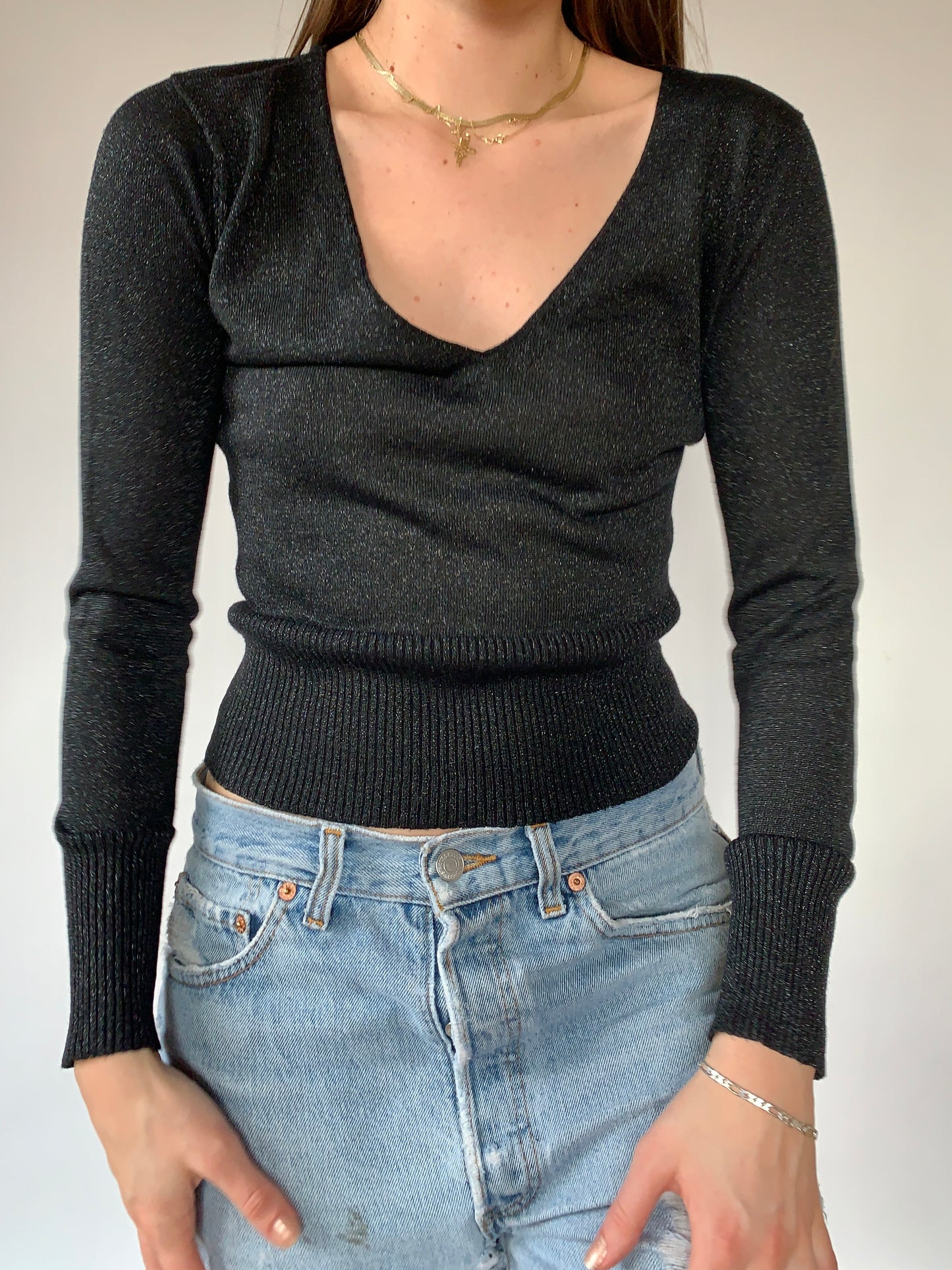 Vintage 1990s Glitter Sweater