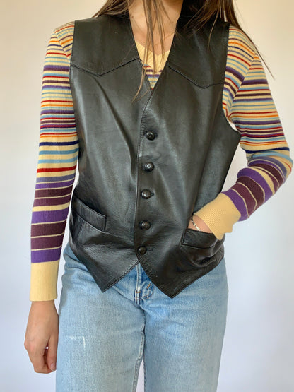 Vintage Leather Vest