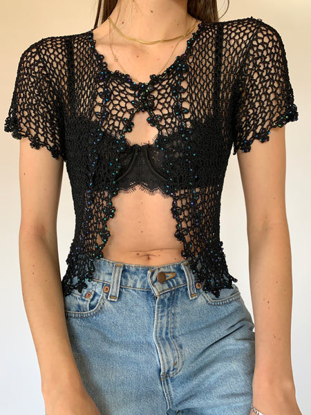 Y2K Crochet Top