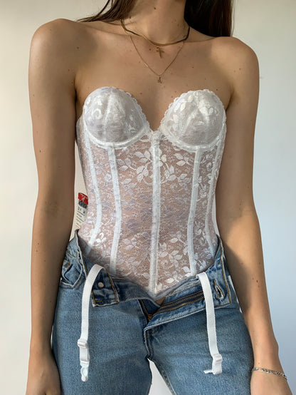 Vintage 1980s Deadstock Bustier